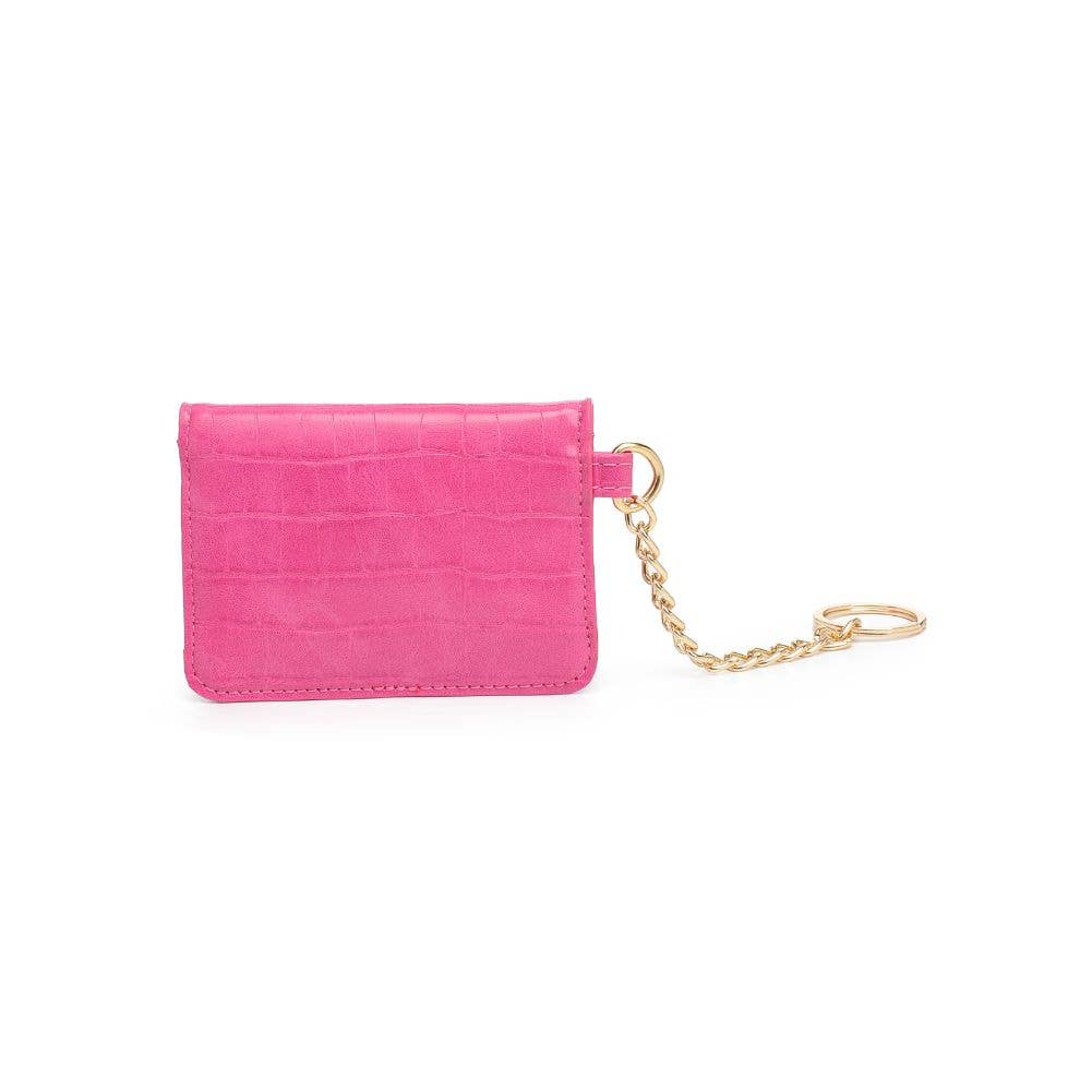 Gia Card Holder Wallet: Hot Pink