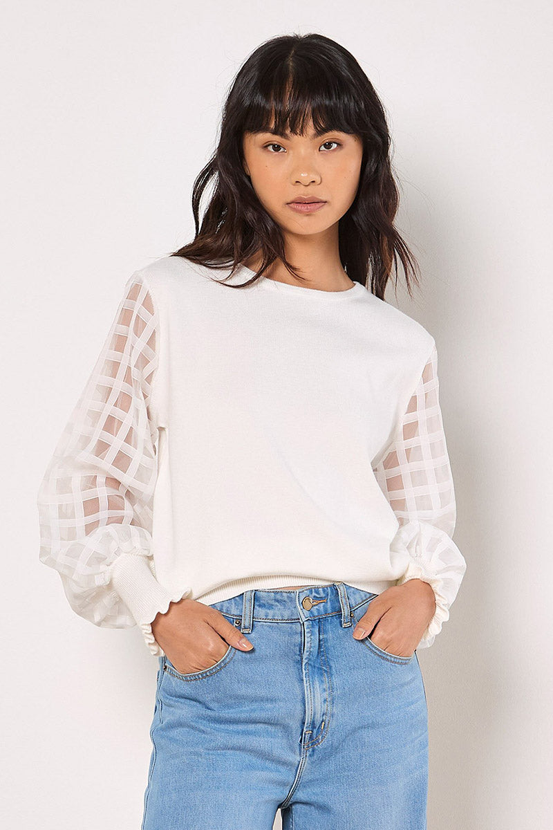 ORGANZA SQUARES JUMPER