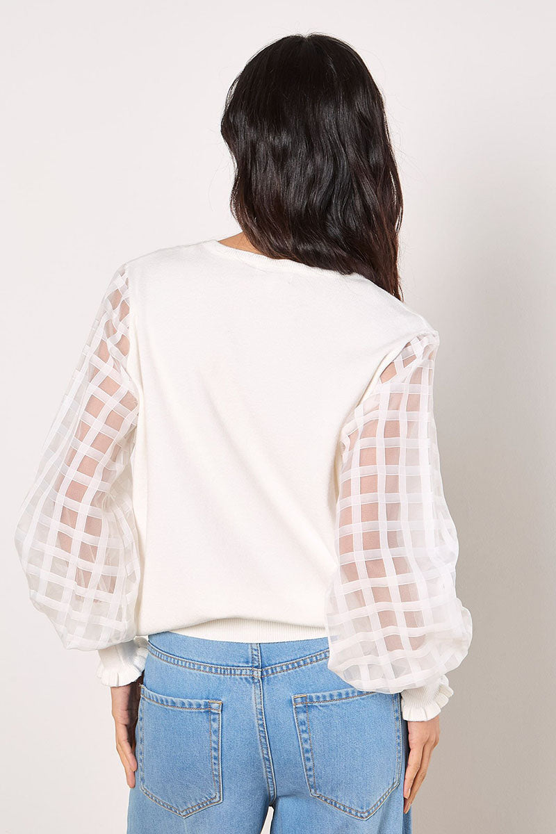 ORGANZA SQUARES JUMPER