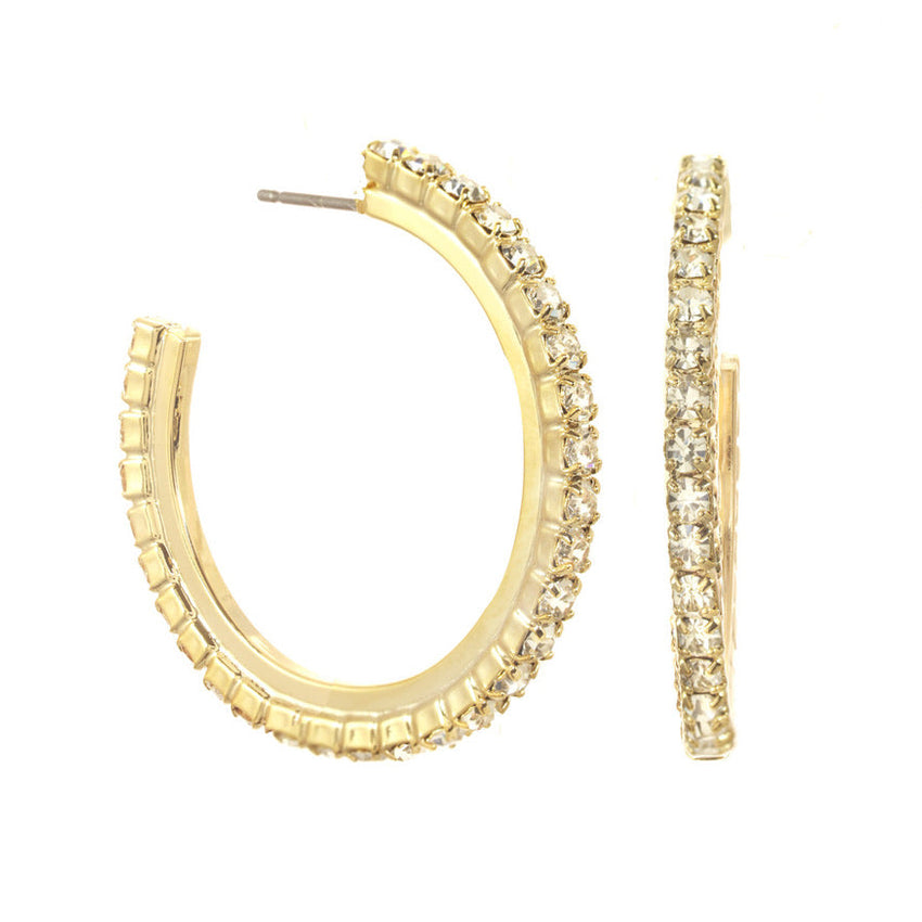 SLIM HOOP EARRINGS