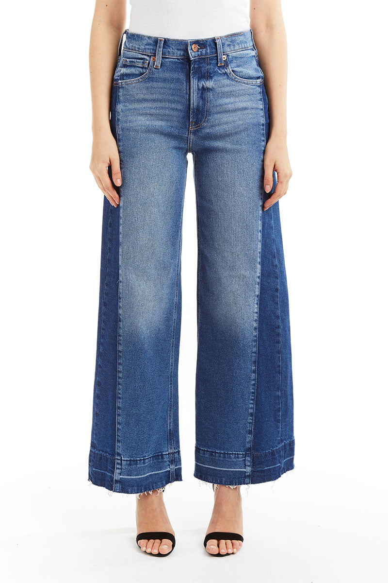 MIX WASH WIDE STRAIGHT PANT