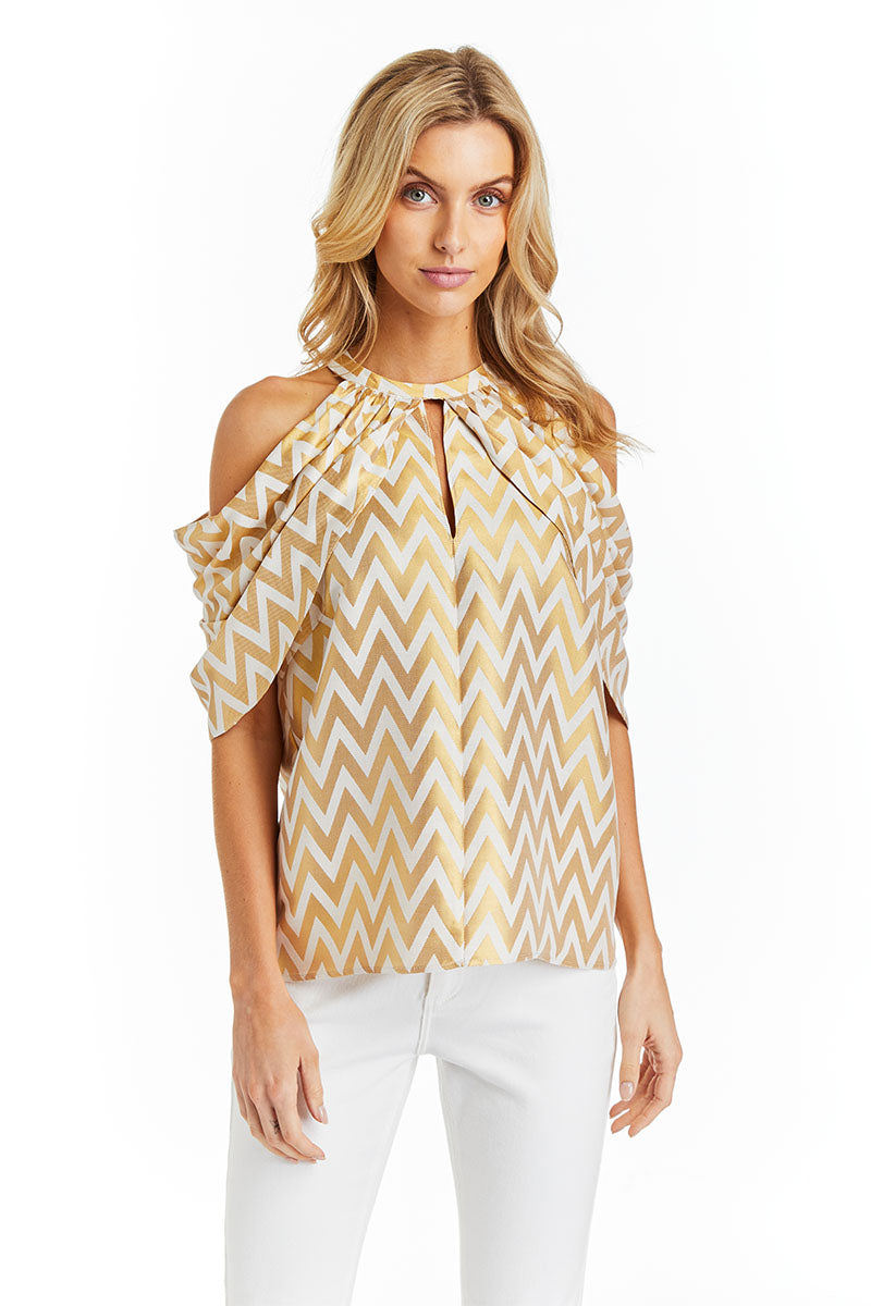 JANNET COLD SHOULDER TOP