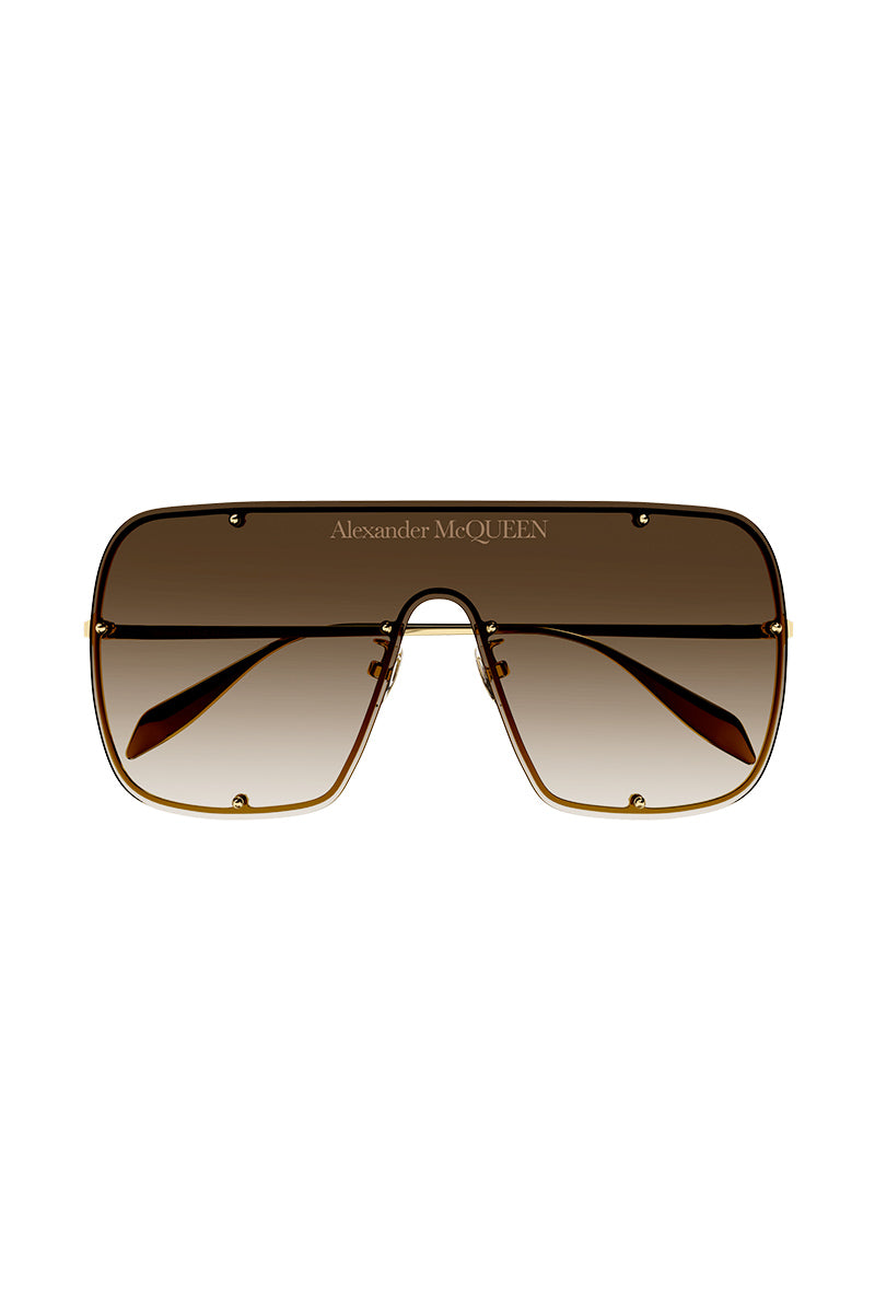 ALEXANDER MCQUEEN SHIELD SUNGLASSES - AM0362S