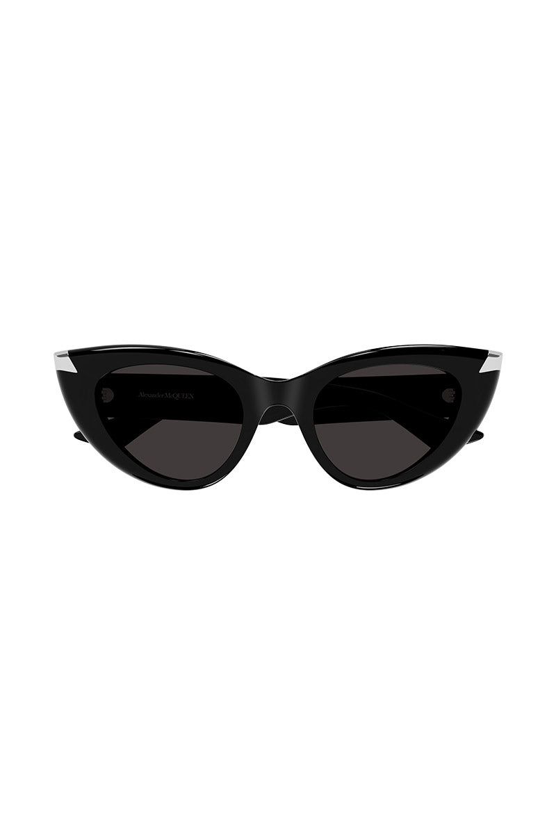 A. MCQUEEN STUD CORNER CATEYE SUNGLASSES - AM0442S