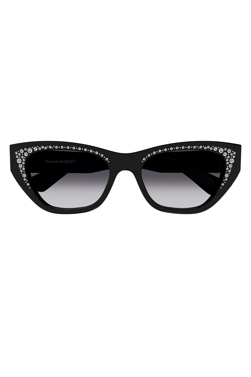 A. MCQUEEN PAVE CRYSTAL CATEYE - AM0465S