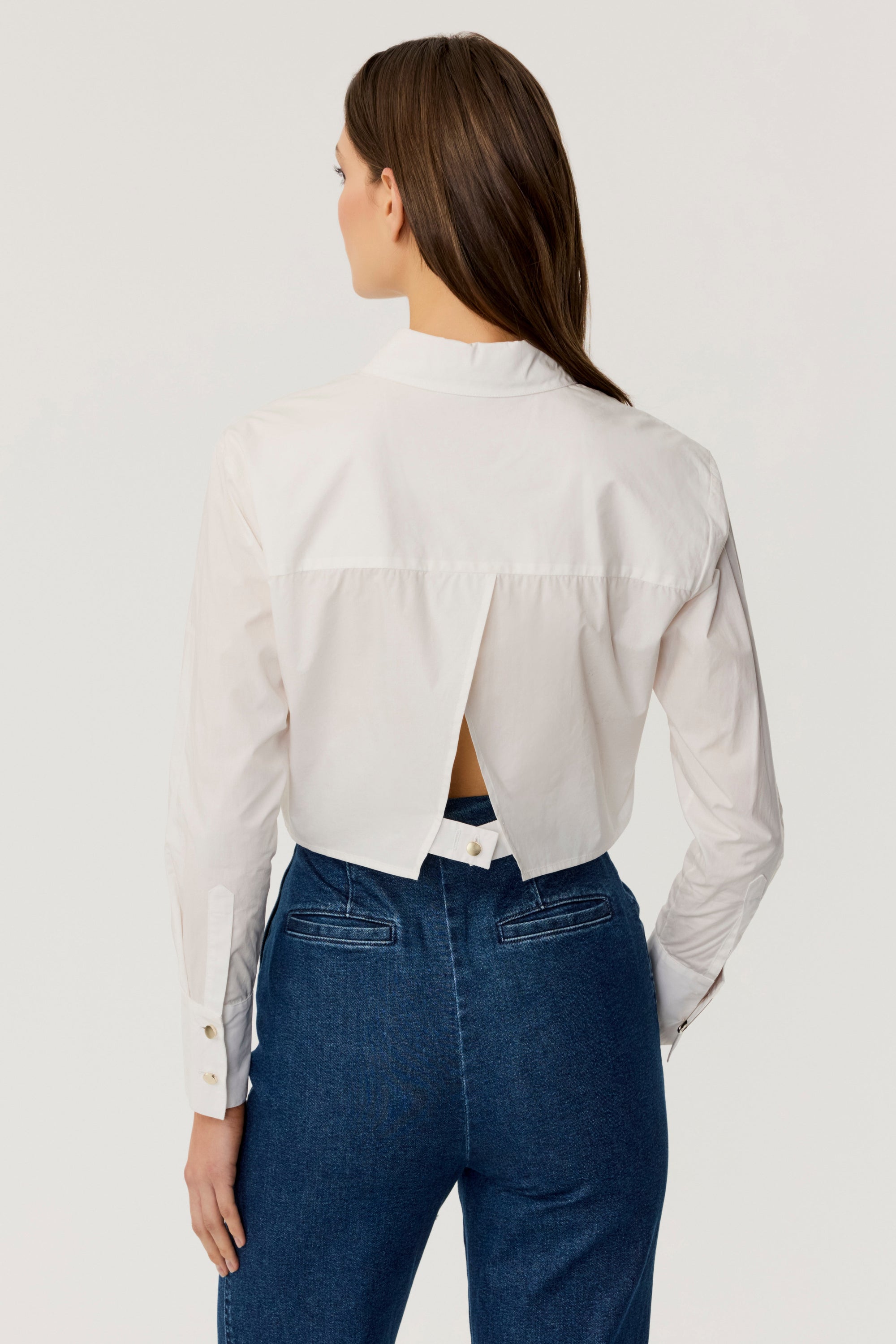 ANNA CROPPED OPEN BACK TOP