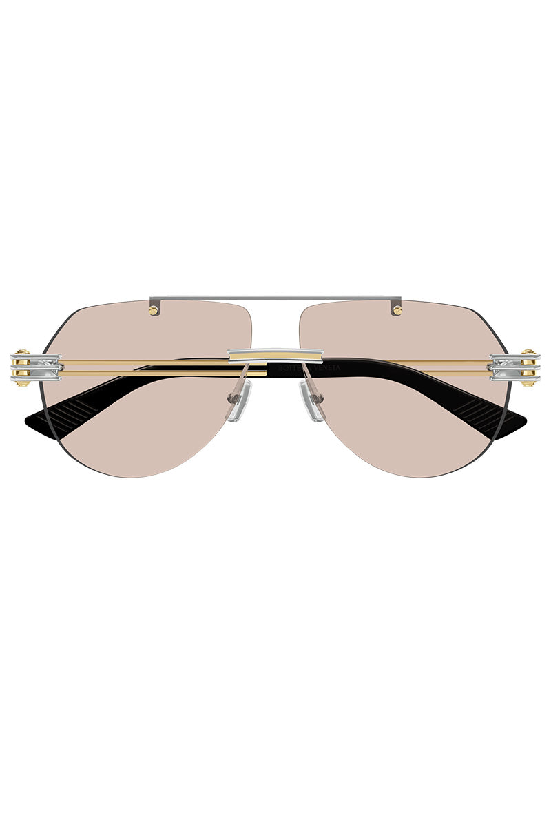 BV RIMLESS PILOT SUNGLASSES - BV1342S