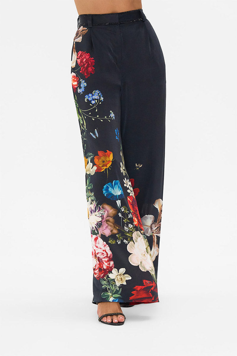 WIDE LEG WAISTED PANT