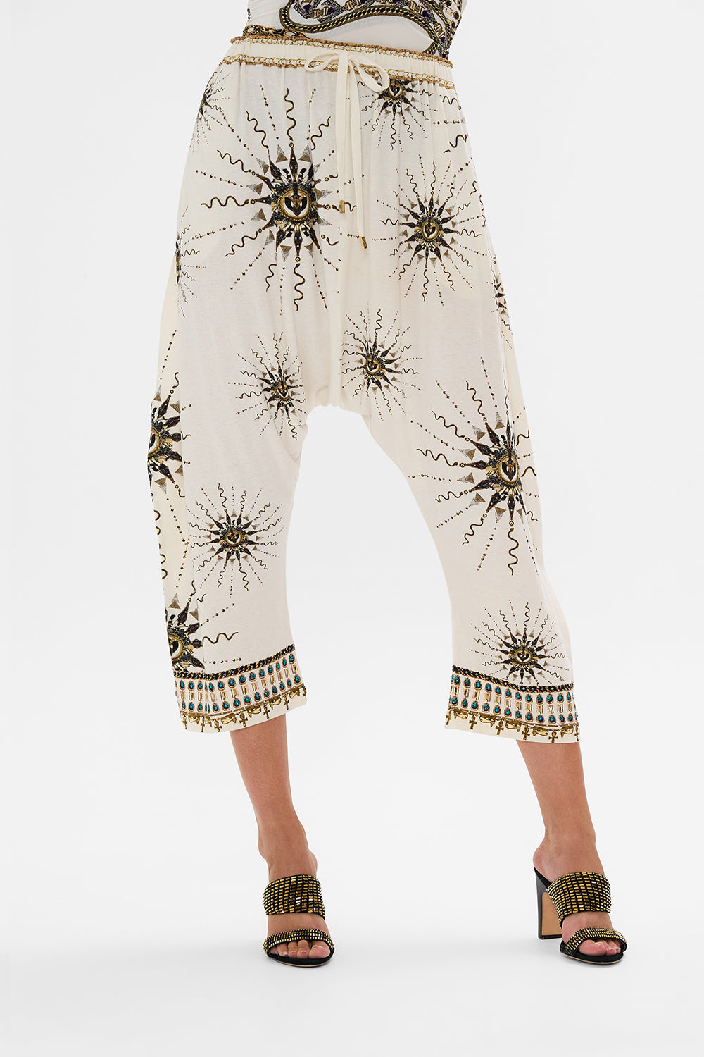 DRAPED JERSEY PANT