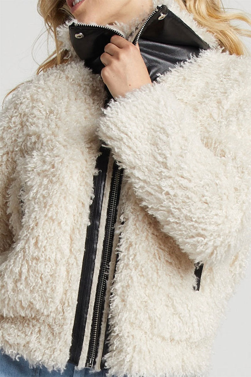 CARRIE FAUX FUR SHORT COAT