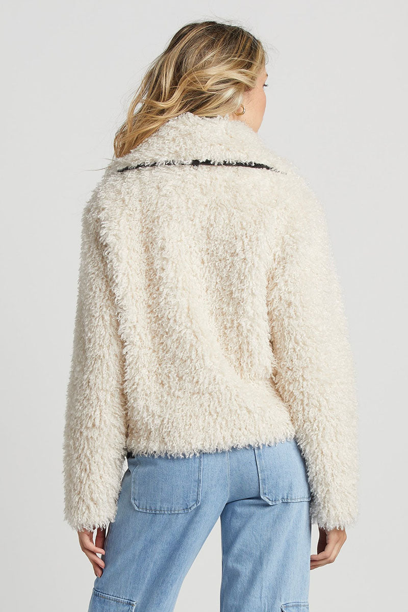 CARRIE FAUX FUR SHORT COAT