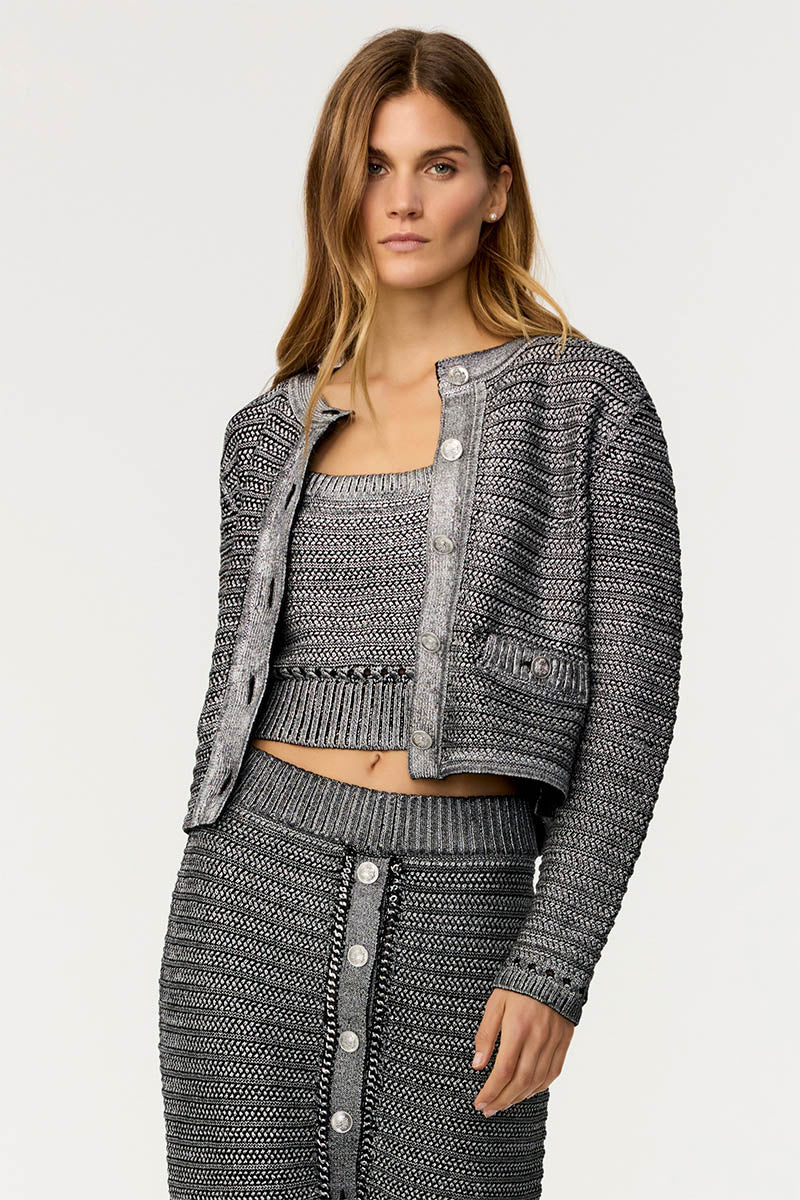 CECILIA TEXTURED KNIT JACKET