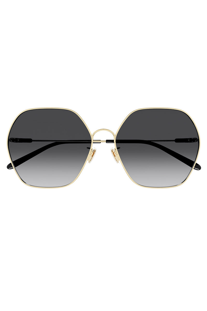 CHLOE HEXAGONAL OVERSIZED SUNGLASSES - CH0169SA