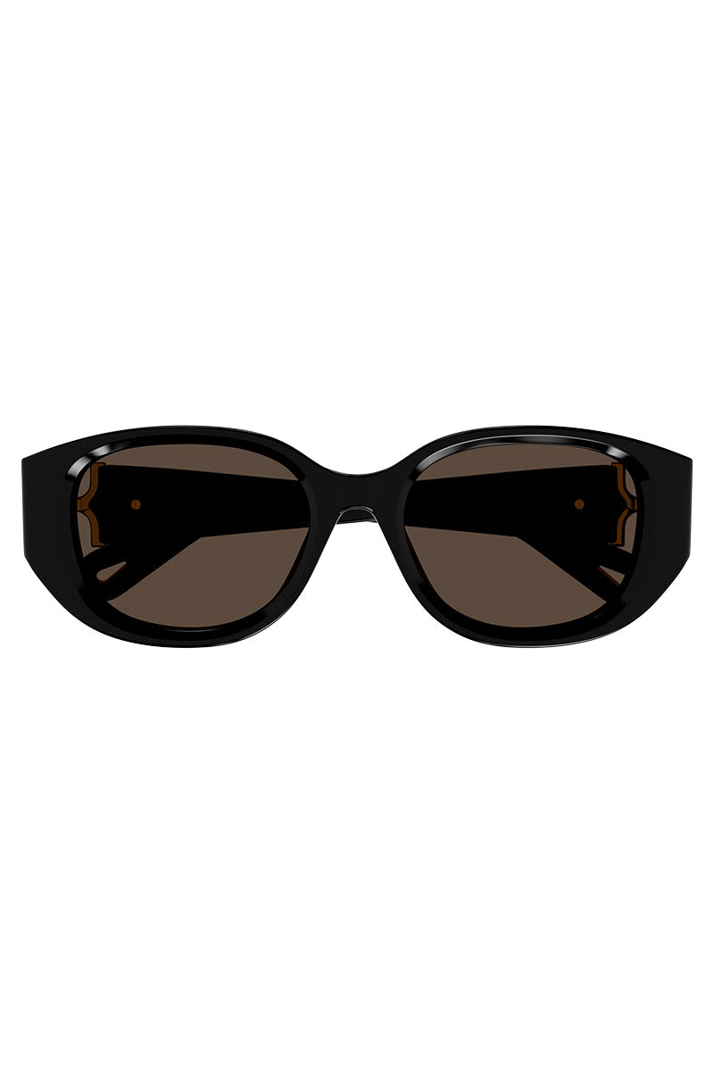 CHLOE NARROW OVAL ACETATE SUNGLASSES - CH0237SK