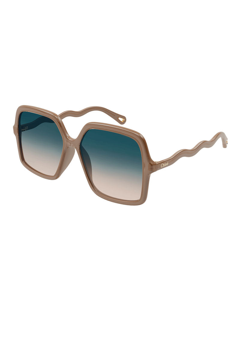 CHLOE SQUARE WAVY SUNGLASSES - CH0086S