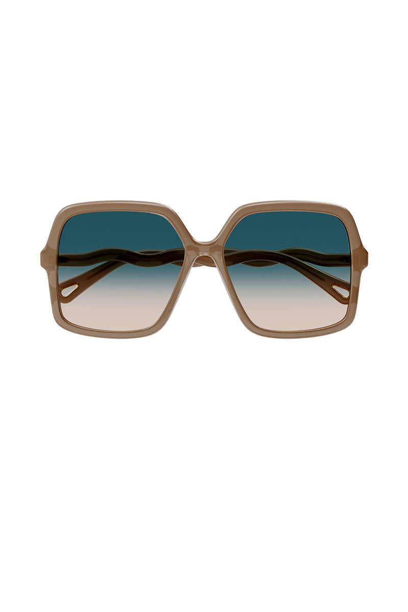 CHLOE SQUARE WAVY SUNGLASSES - CH0086S