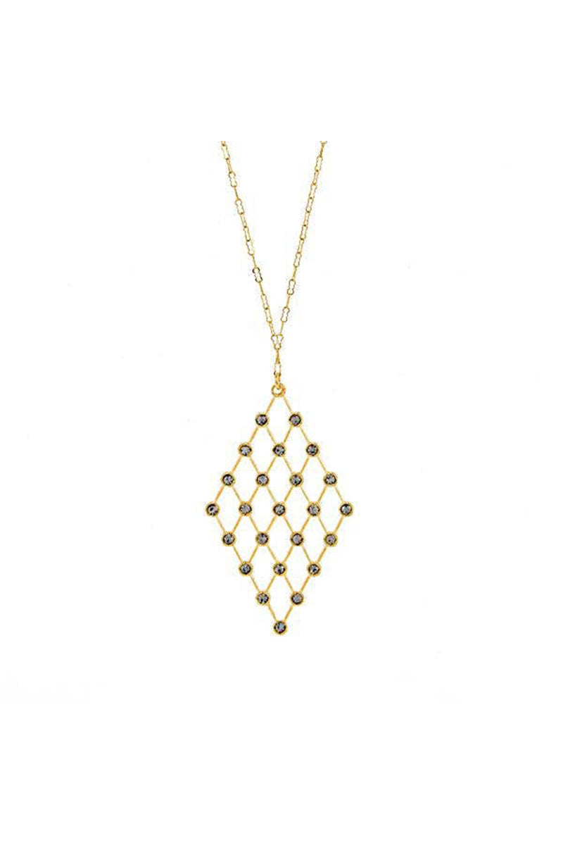 DIAMOND LATTICE NECKLACE