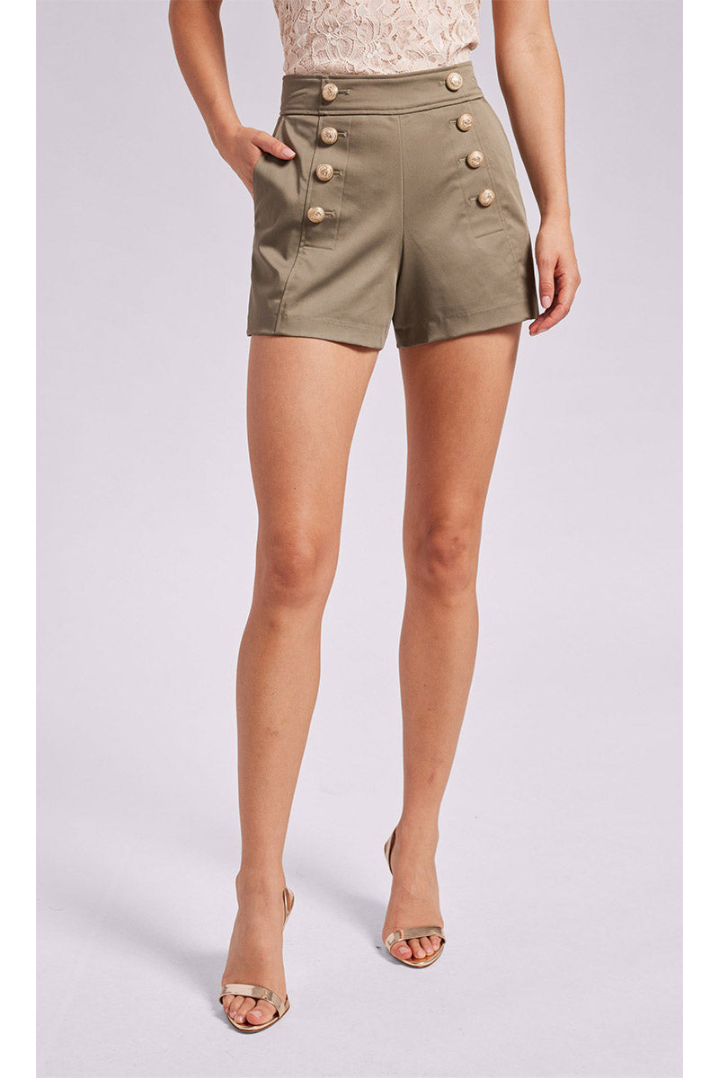 EMMA GABARDINE SHORTS