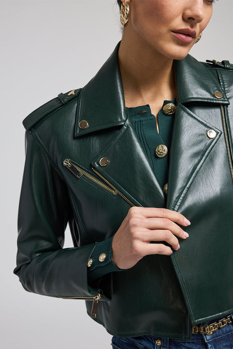 COSITA LEATHER MOTO JACKET