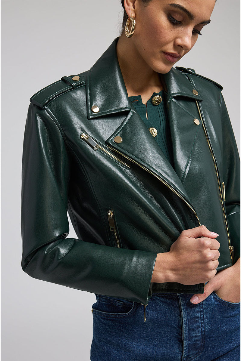 COSITA LEATHER MOTO JACKET