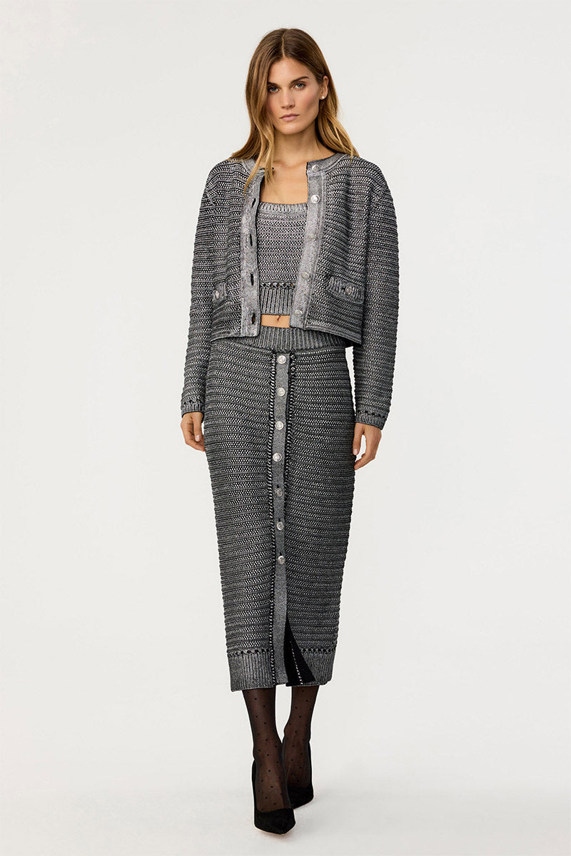 CECILIA TEXTURED KNIT JACKET