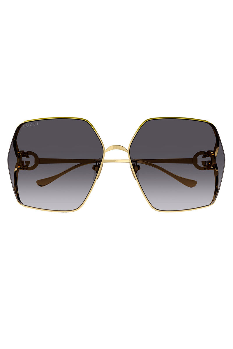 GUCCI OVERSIZED SQUARED SUNGLASSES - GG1322SA