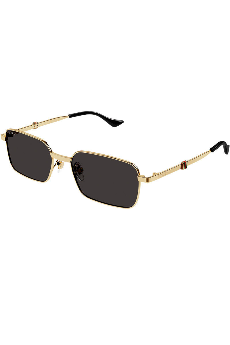 GUCCI RECTANGULAR METAL SUNGLASSES - GG1495S