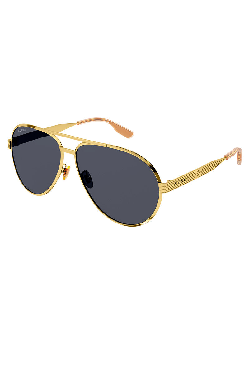 GUCCI DBL BRIDGE PILOT SUNGLASSES - GG1513S