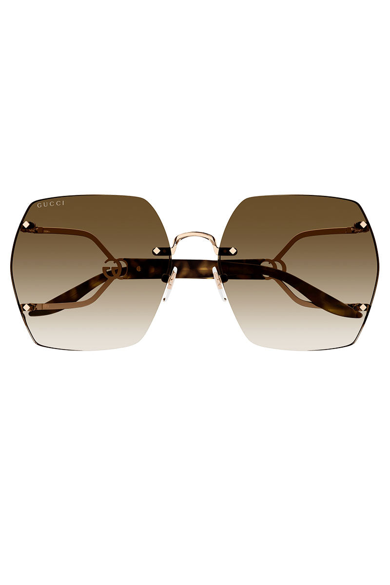 GUCCI FORK TEMPLE SUNGLASSES - GG1562S