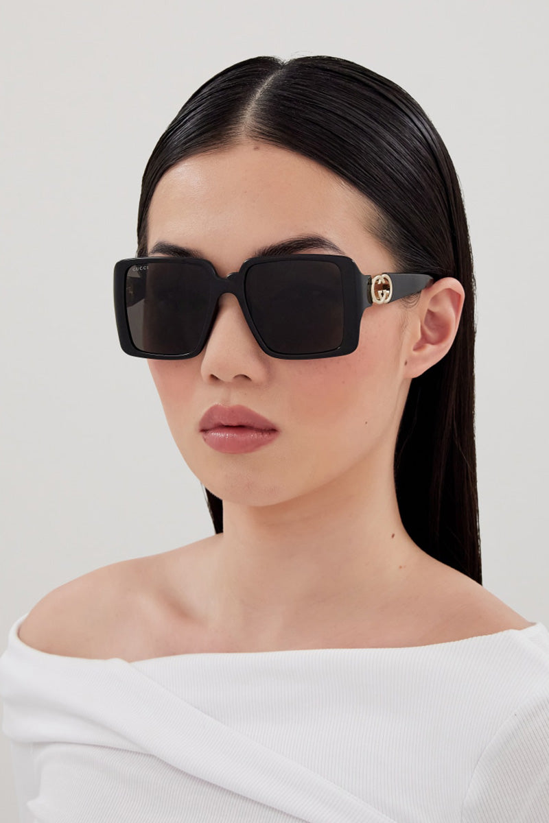 GUCCI 90s SQ OVERSIZED SUNGLASSES - GG1692SA