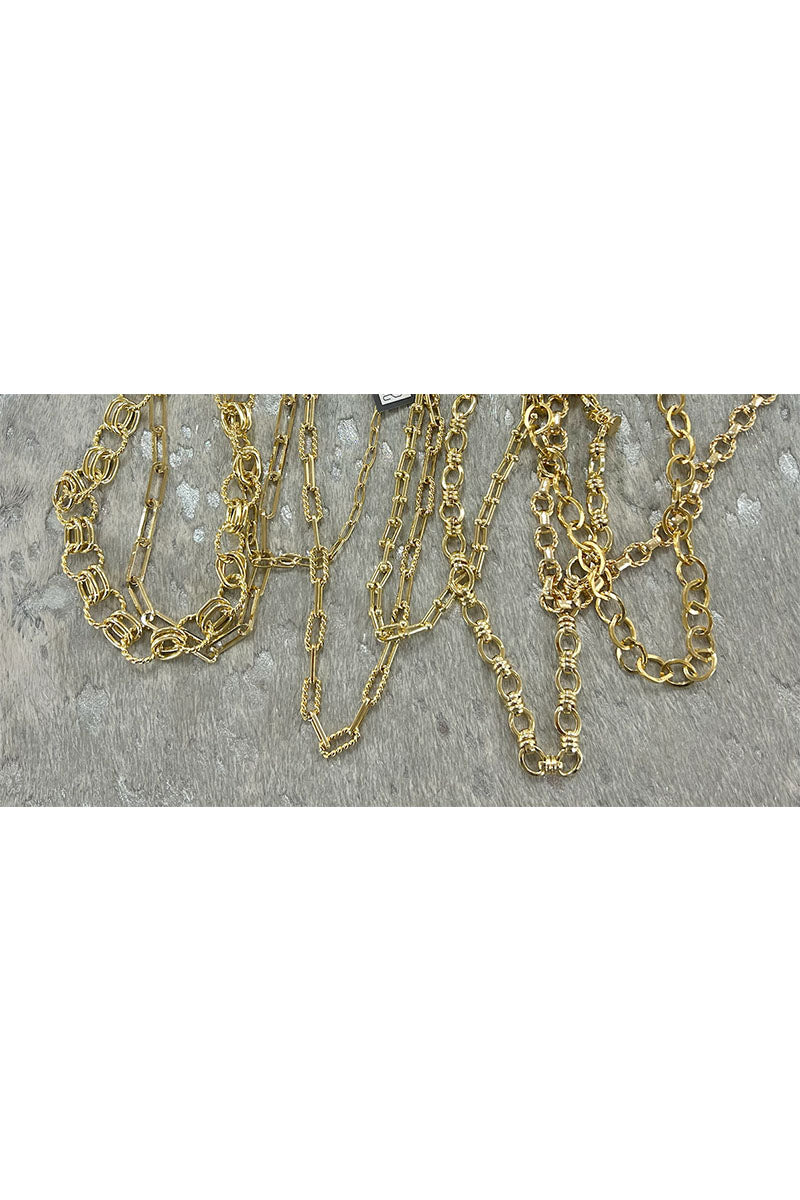 17" PLATED LAYERING CHAIN