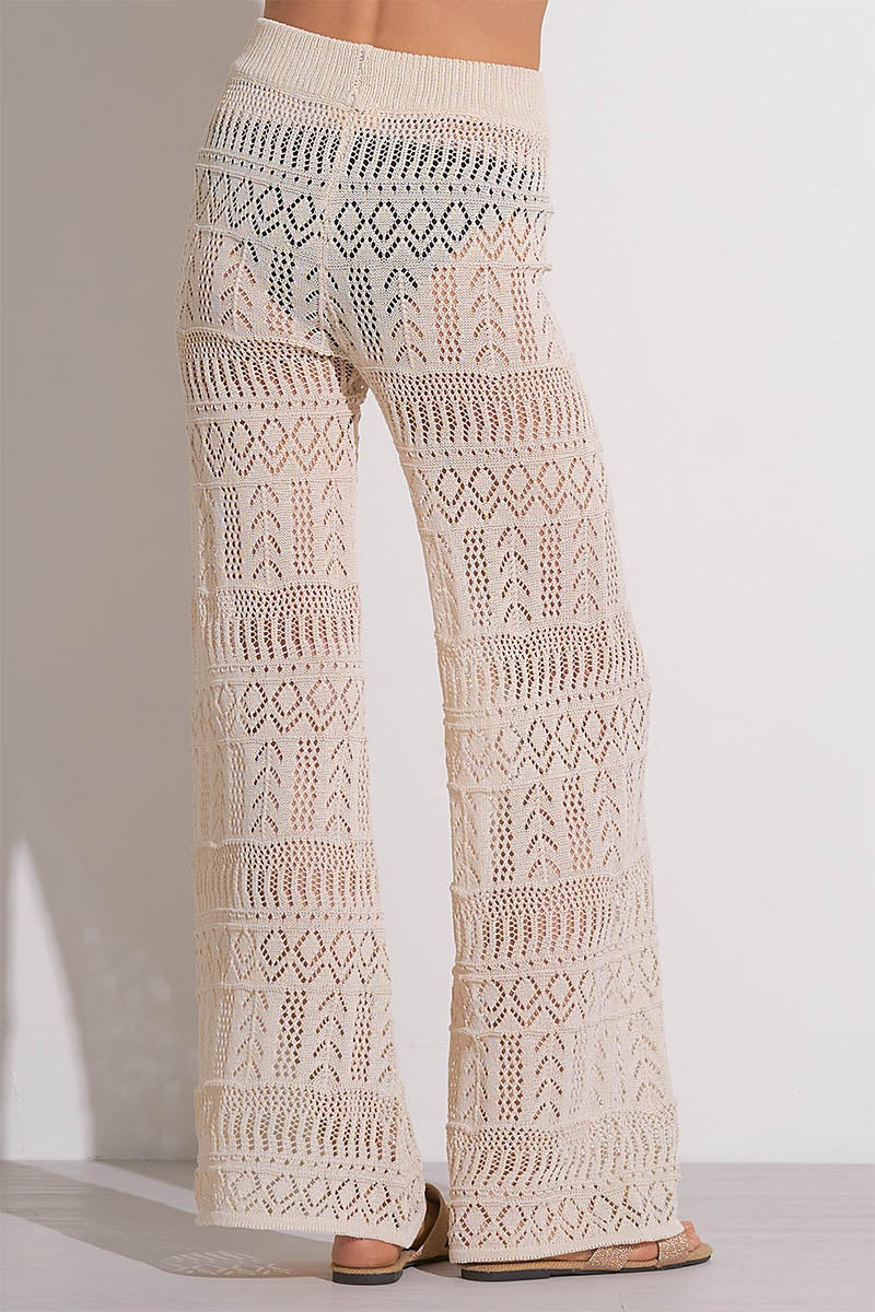 CROCHET WIDE LEG PANT