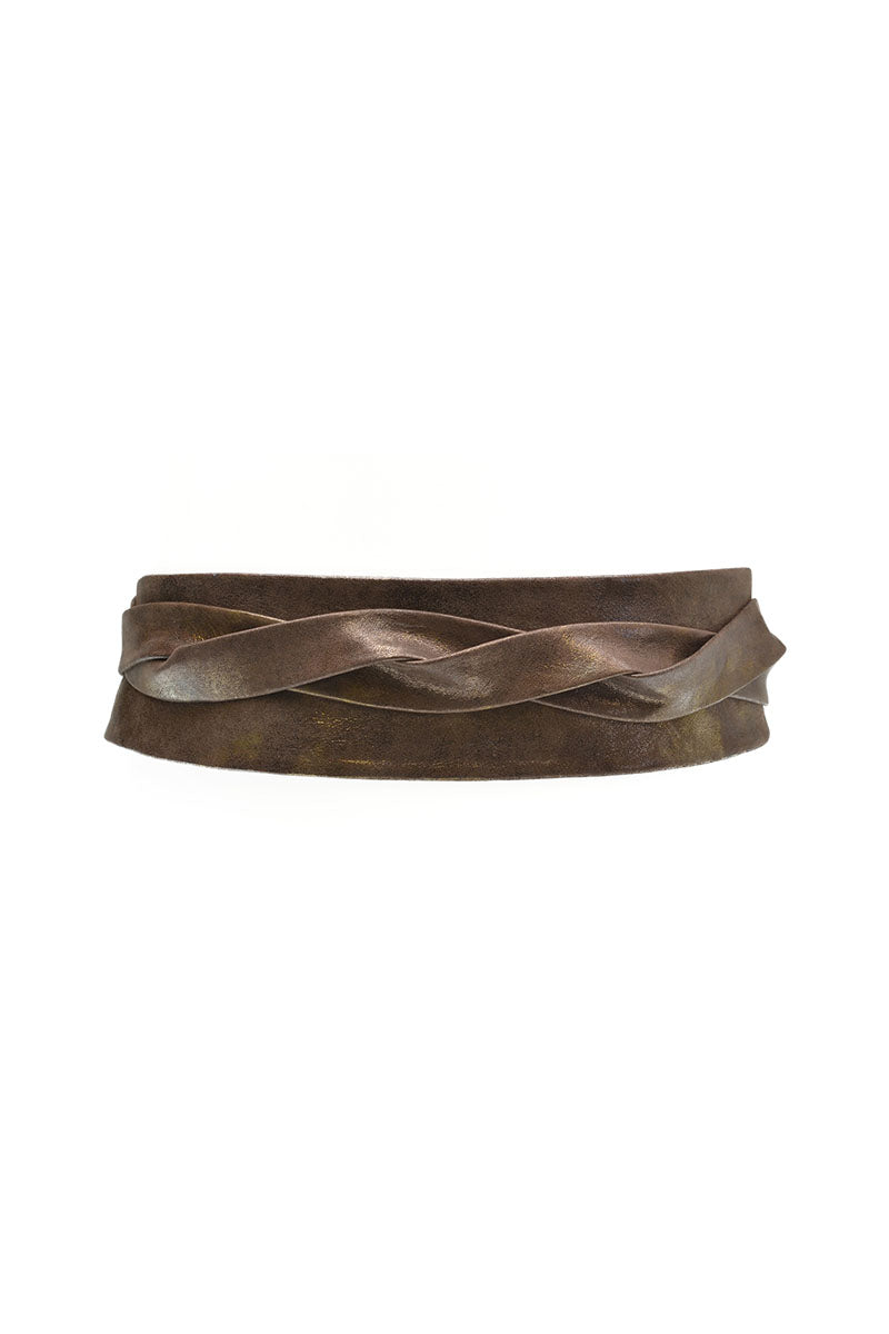 WRAP BELT METALLIC