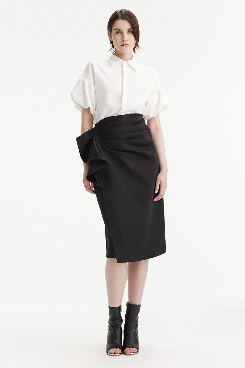 ATLAS BOW PENCIL SKIRT