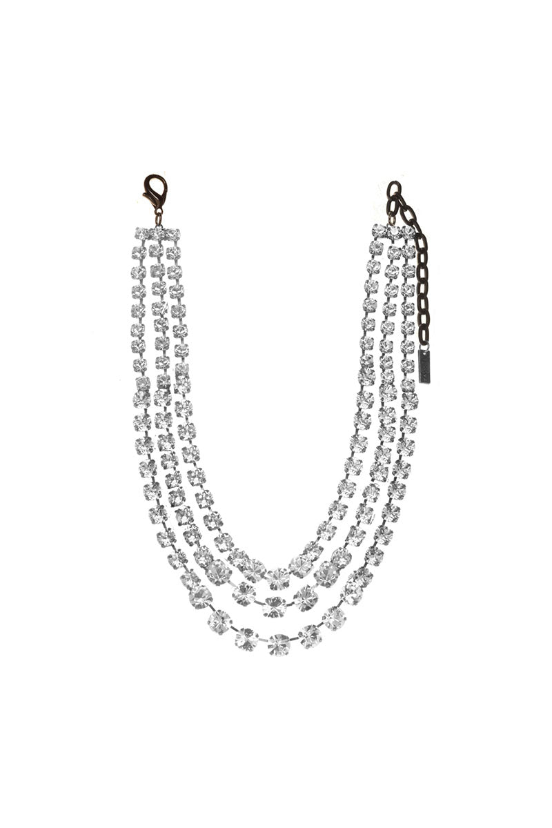 CINTHIA TRIPLE STRAND NECKLACE