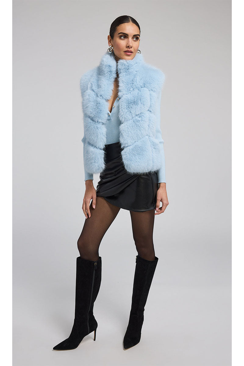 ROSARIO FAUX FUR VEST