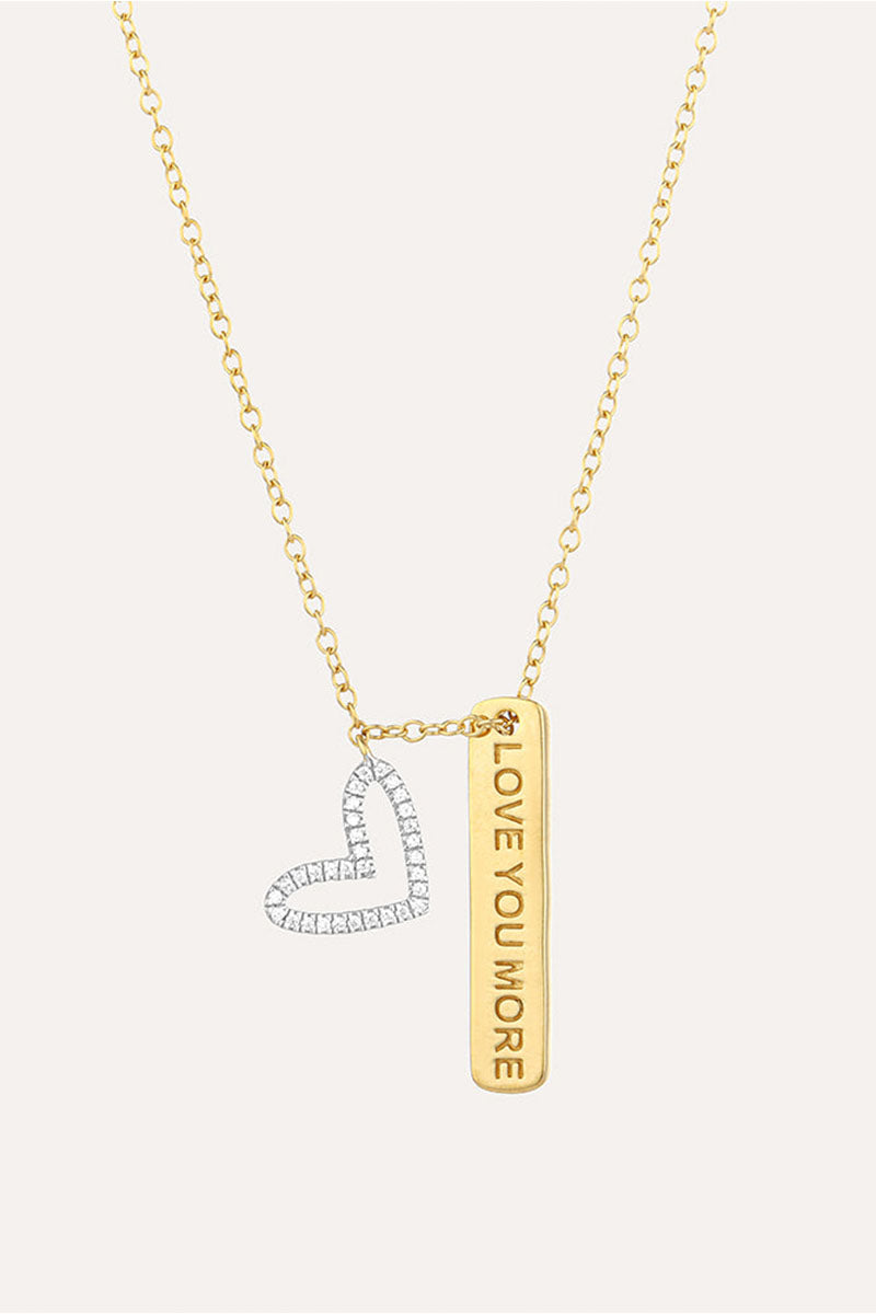 I LOVE YOU MORE NECKLACE