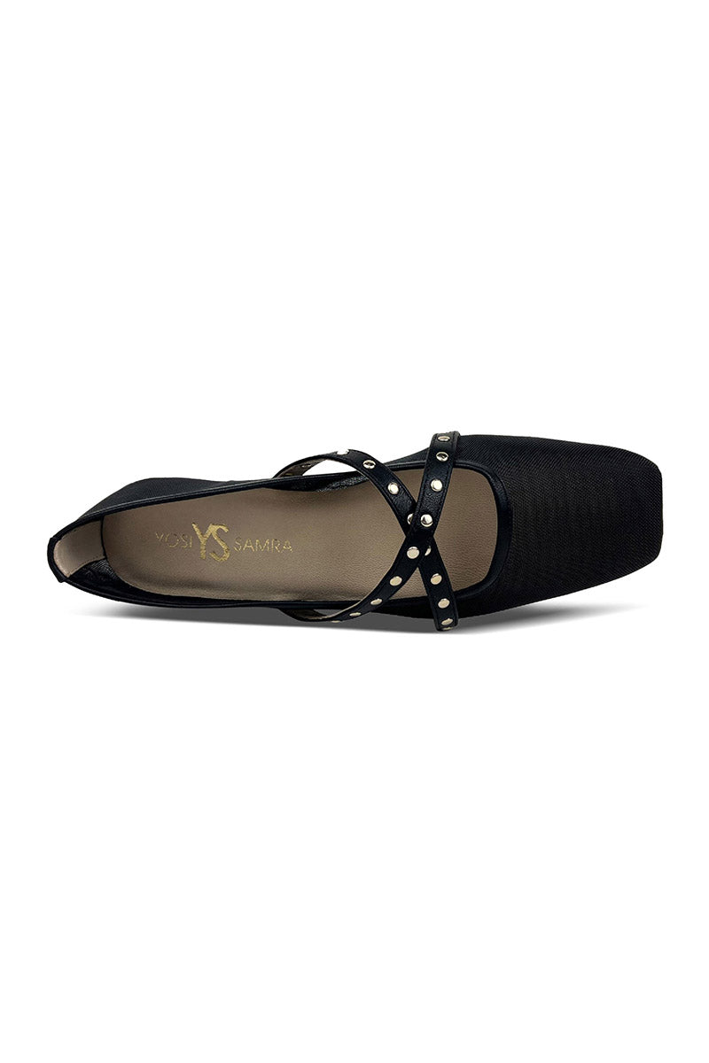 CHLOE CROSS FRONT BALLET FLAT