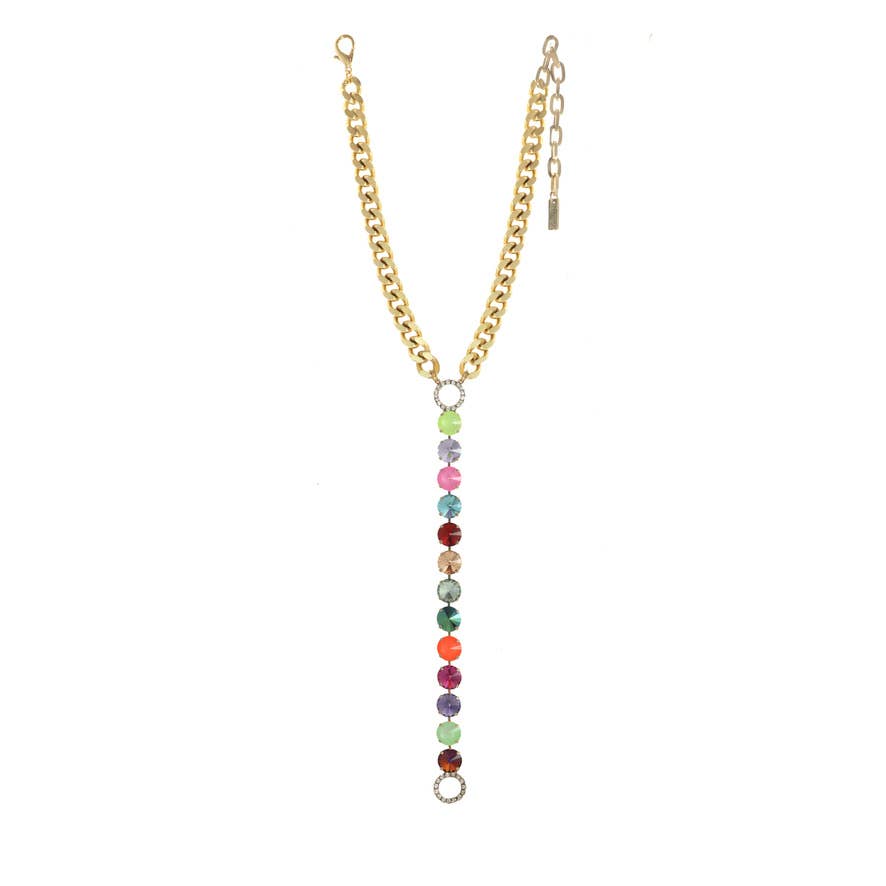 Cara Necklace: Smutt/Chrome