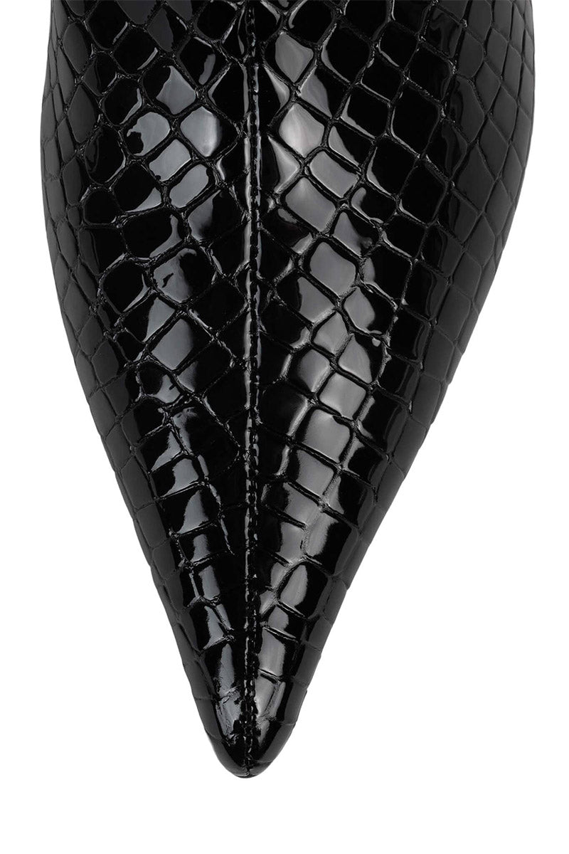 INTREPID-K CROC KNEE BOOT