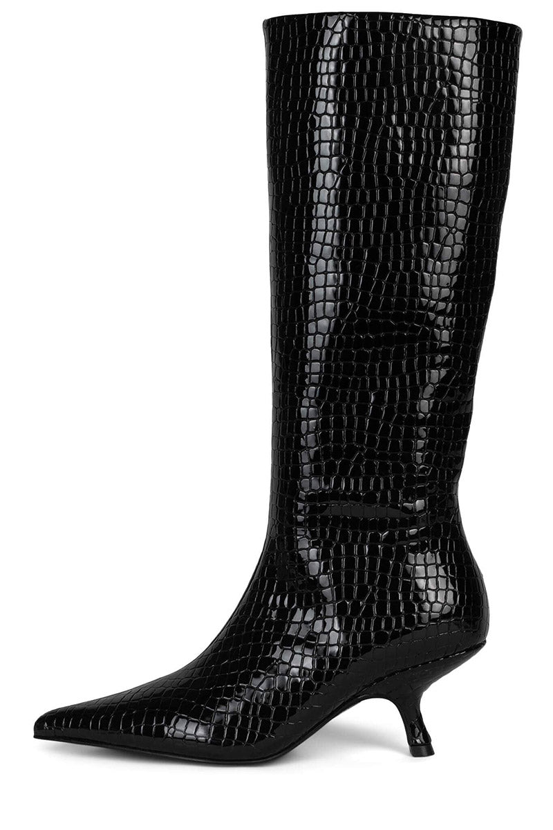 INTREPID-K CROC KNEE BOOT