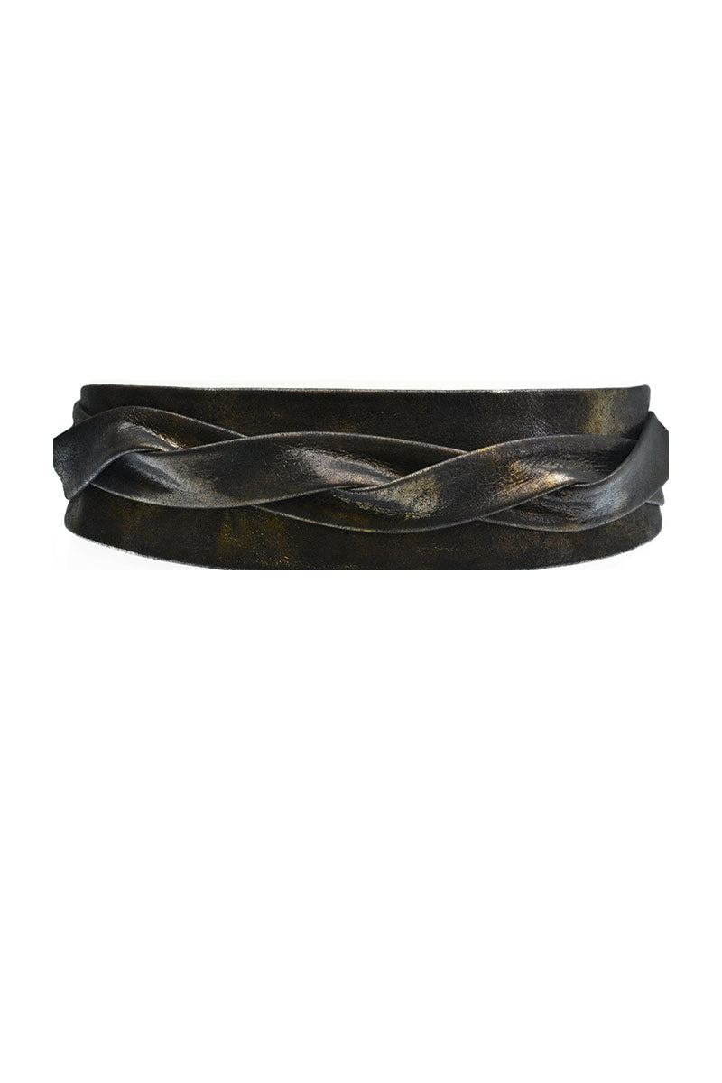 WRAP BELT METALLIC