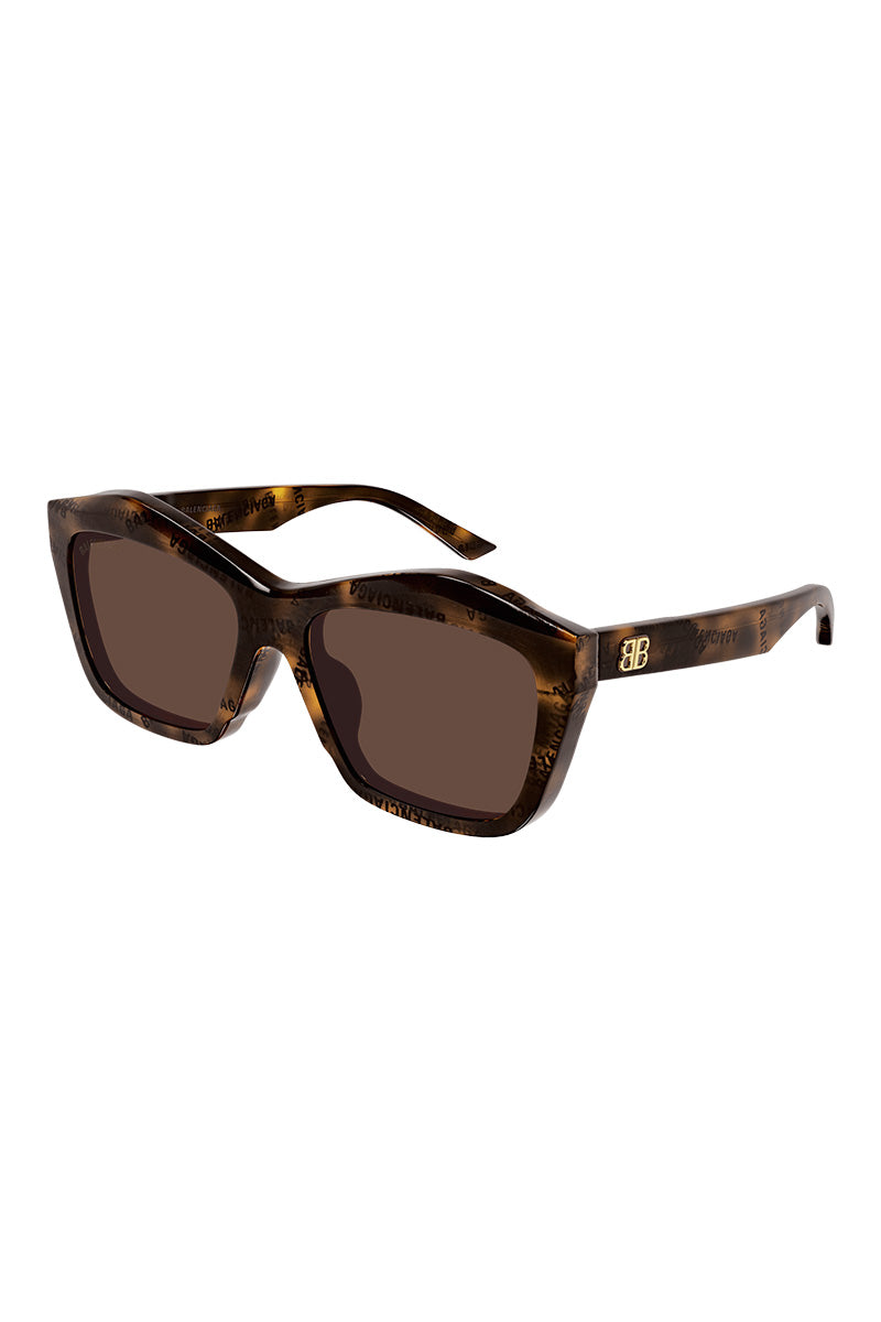 BALENCIAGA SQUARE ACETATE SUNGLASSES