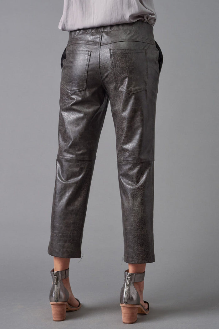 Vegan Croc Leather Pant