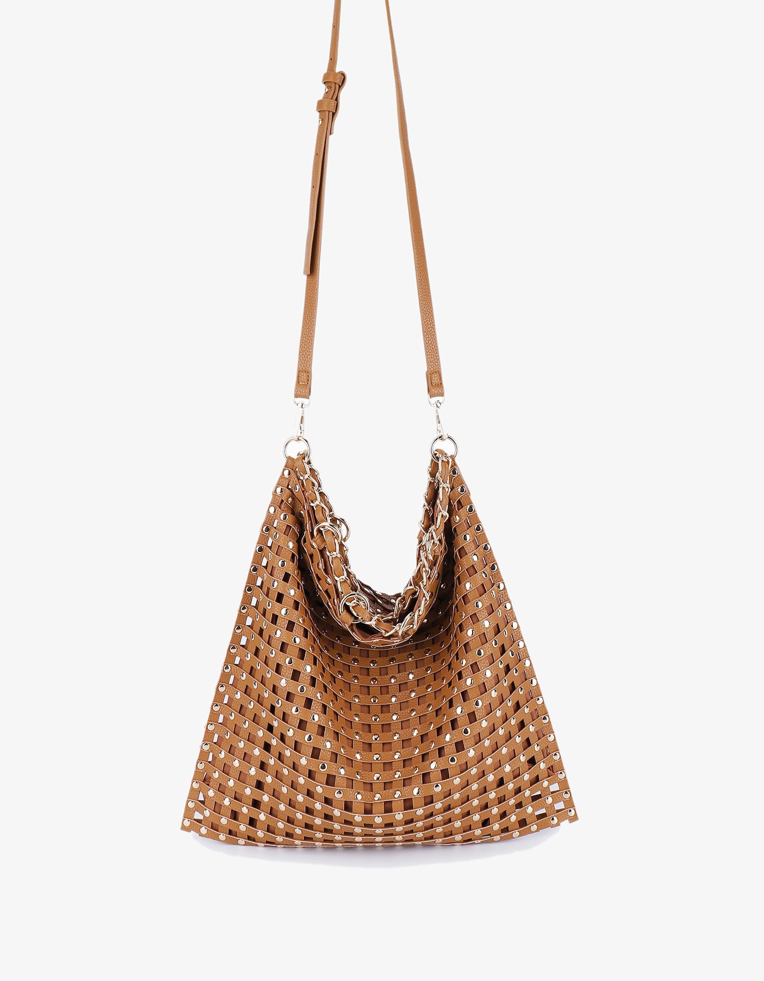 ZOYA STUDDED SHOULDER BAG