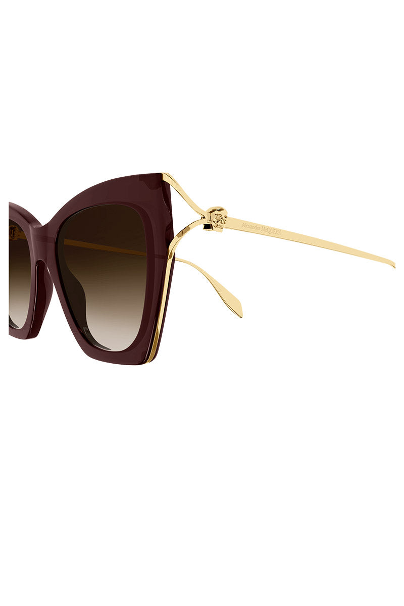 ALEXANDER MCQUEEN CAT EYE SUNGLASSES - AM0375S