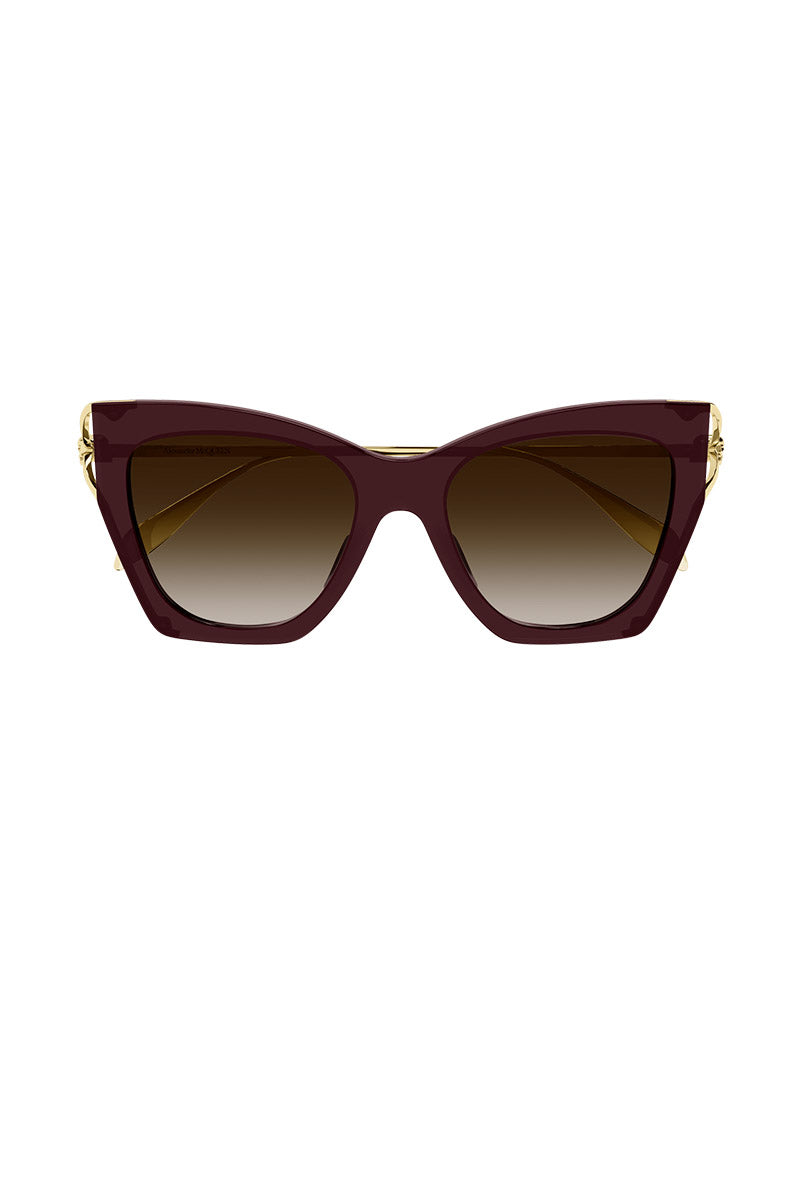 ALEXANDER MCQUEEN CAT EYE SUNGLASSES - AM0375S